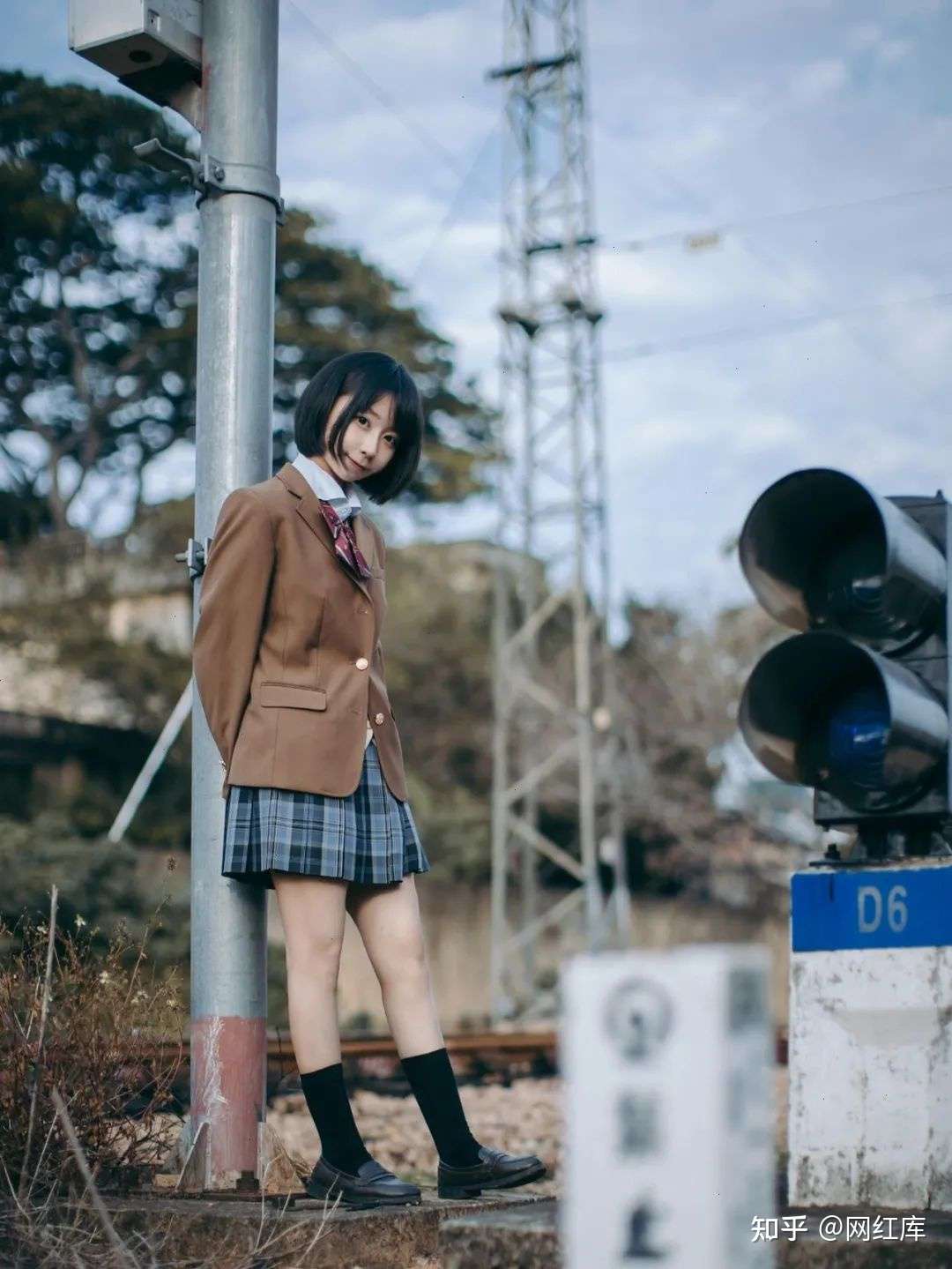 JK制服少女写真 JK uniform girl photo Facebook-第4张