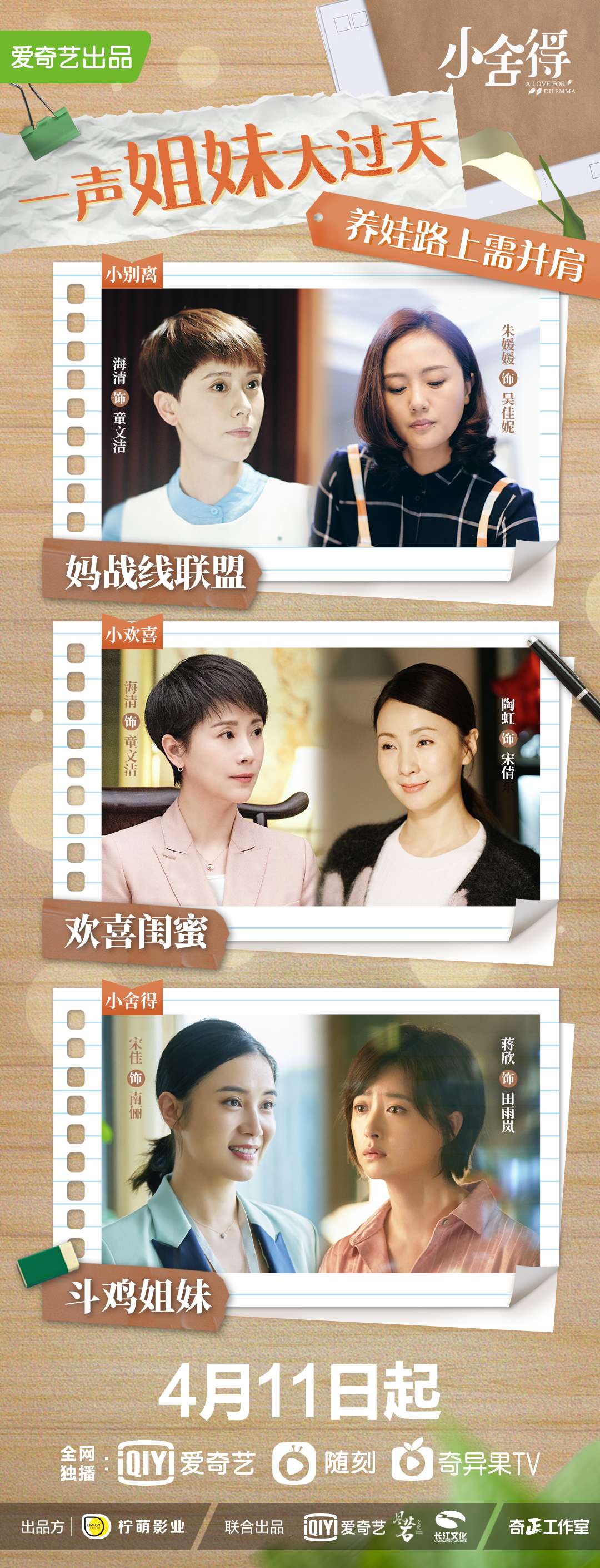 小奇带你用三张图看懂小系列三部人物性格变化.同是天涯当爸人,曾