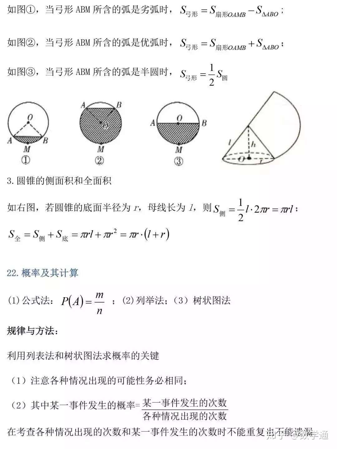 初中三年数学公式定理总结 更适合初三的学生 知乎