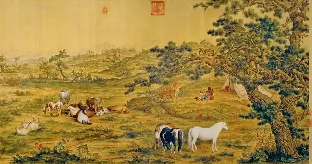 据说这幅传世名画《百骏图》画了100匹姿态各异的马- 知乎