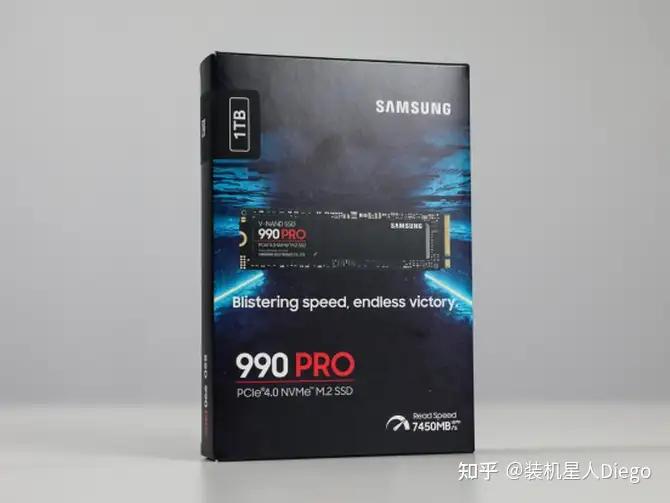 顺序读取超7450MB/S ！三星990PRO PCIe 4.0旗舰级M.2固态硬盘1TB版本