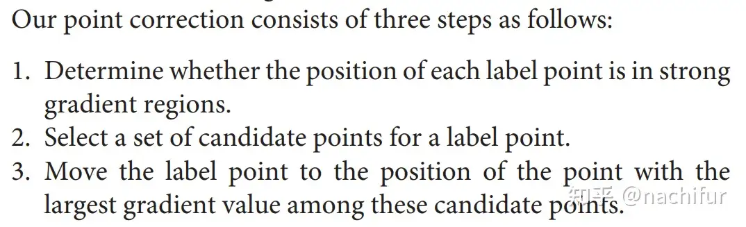 Local point smoothing to generate smooth closed discrete edges. (A