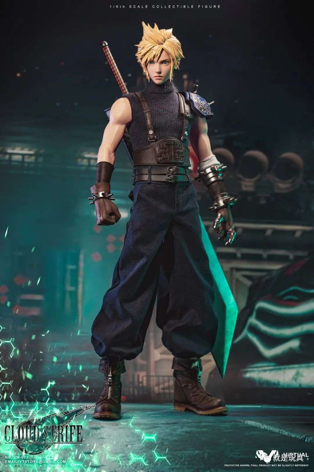 Vtstoys Ff7重制版 12寸克劳德 豪华版带魔晃地台 仙人掌兽 知乎