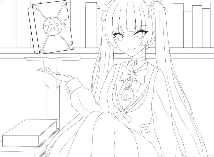 必码素材 900张动漫线稿分享 一辈子都不愁找线稿了 知乎