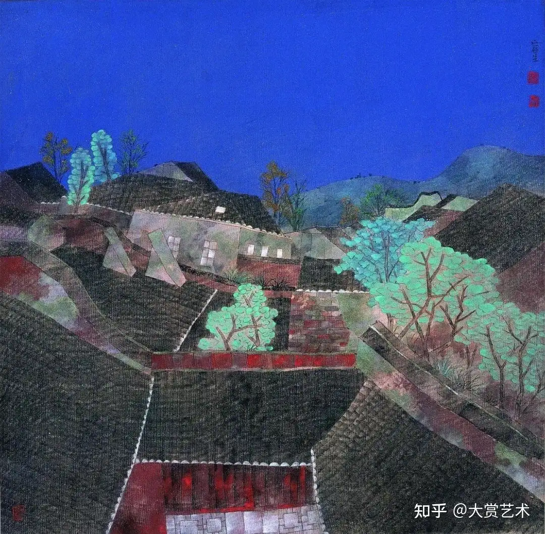 林容生：开创“青绿山水”现代化风格，作品被国画研究院收藏- 知乎