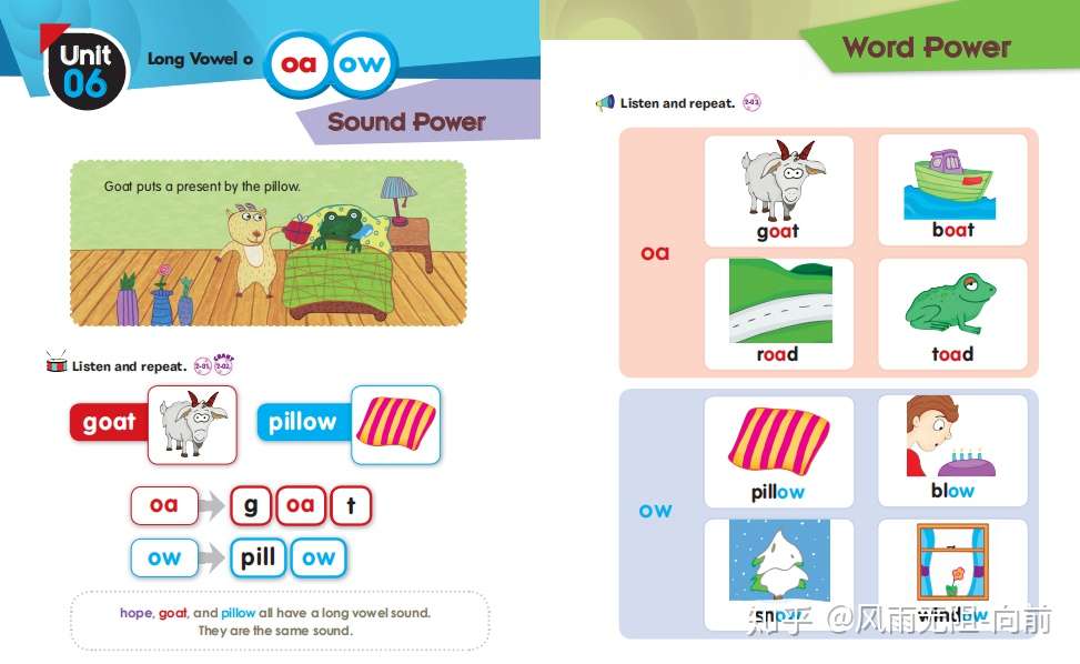 英语基础三unit 6 Oa Ow 知乎