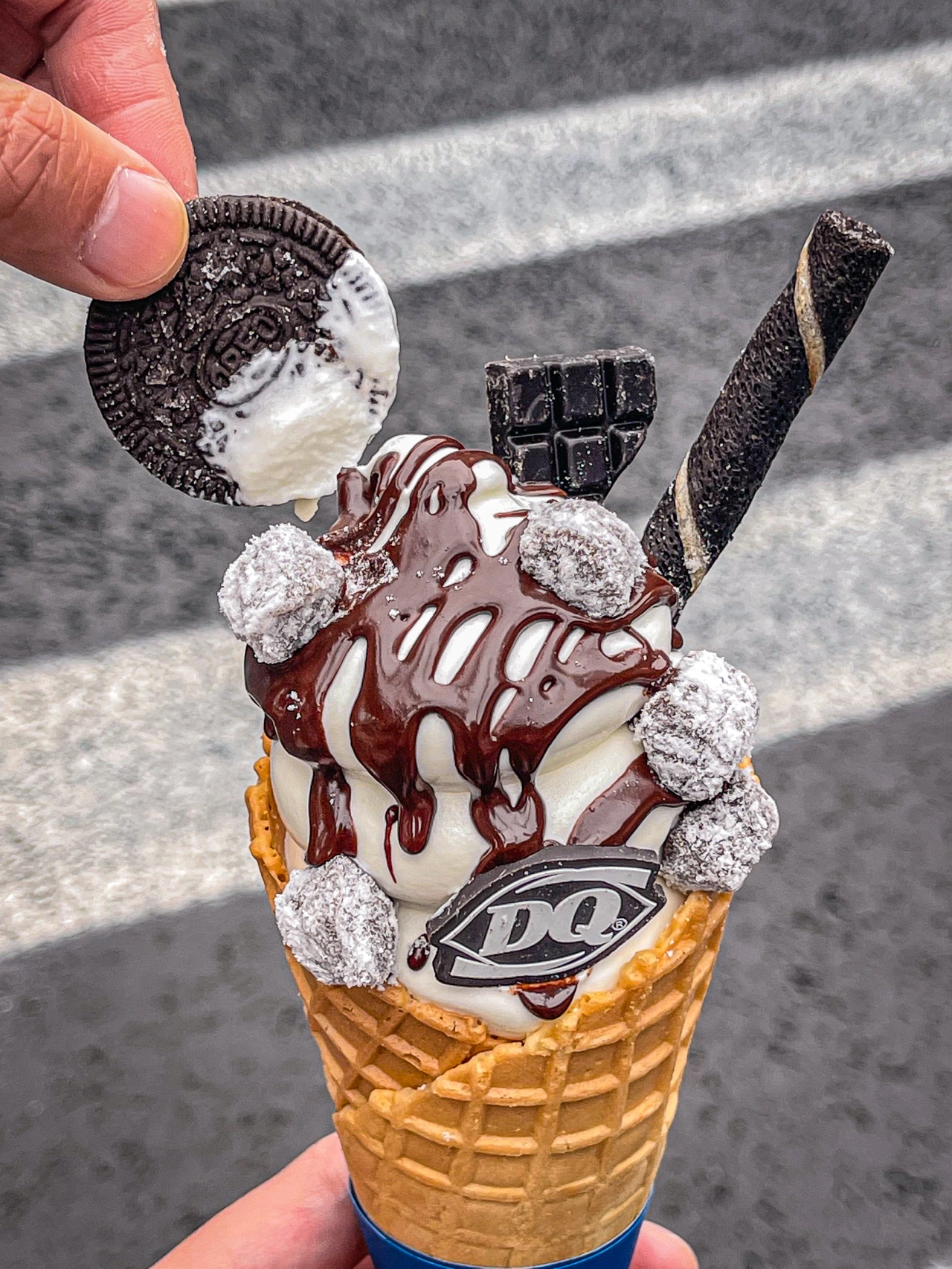 上架学姐 的想法: dq新品太牛了6015 榛巧瀑布猛料华夫甜筒