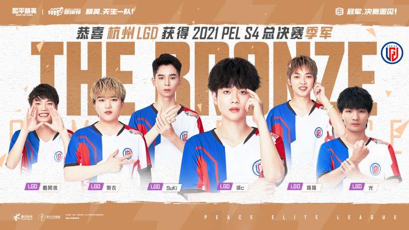 pel和平精英职业联赛 的想法: 【恭喜lgd战队获得pel 2021 s4总决赛