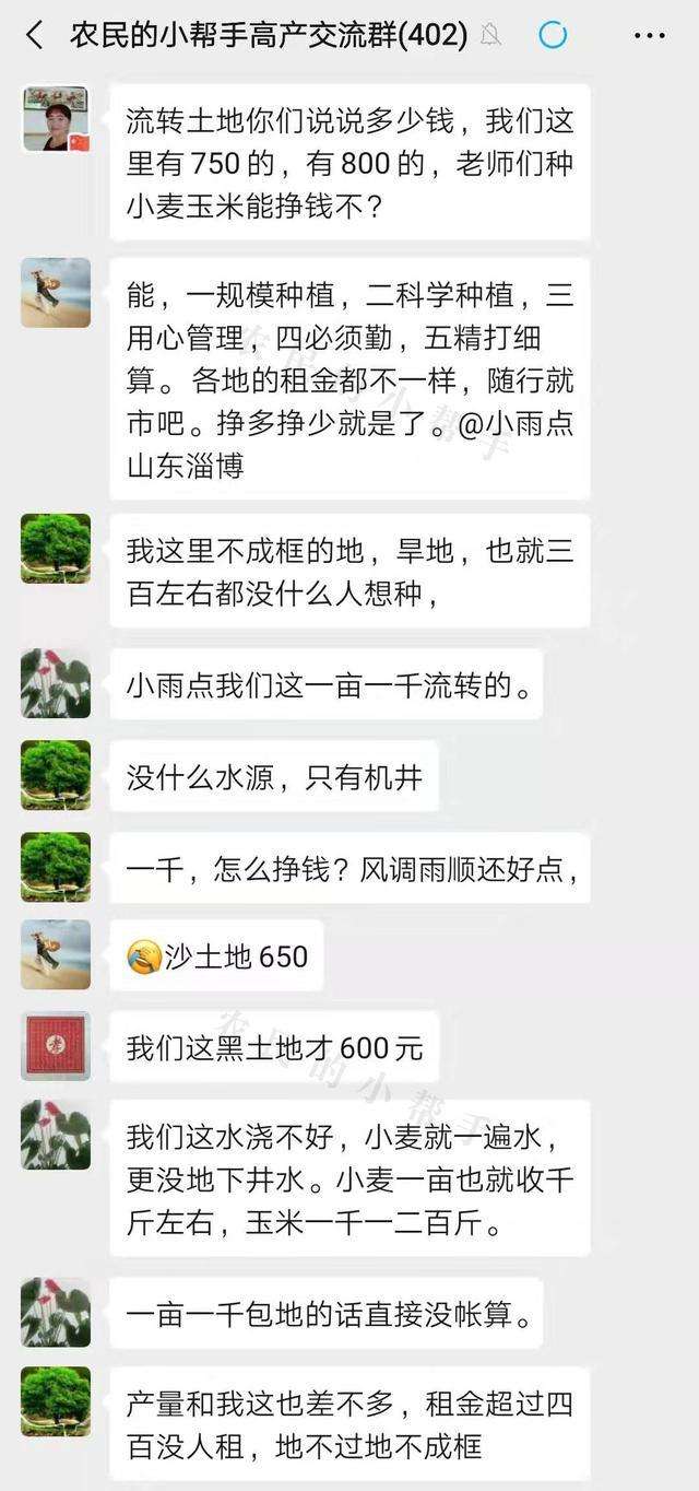 一亩地租金750 800元 一年种2季 玉米和小麦 纯利润能有多少 知乎