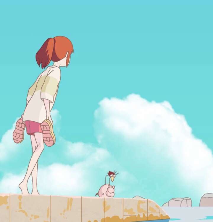 宫崎骏动漫的画面呈现,在色调上给人以温暖的感觉,在场景方面通常都