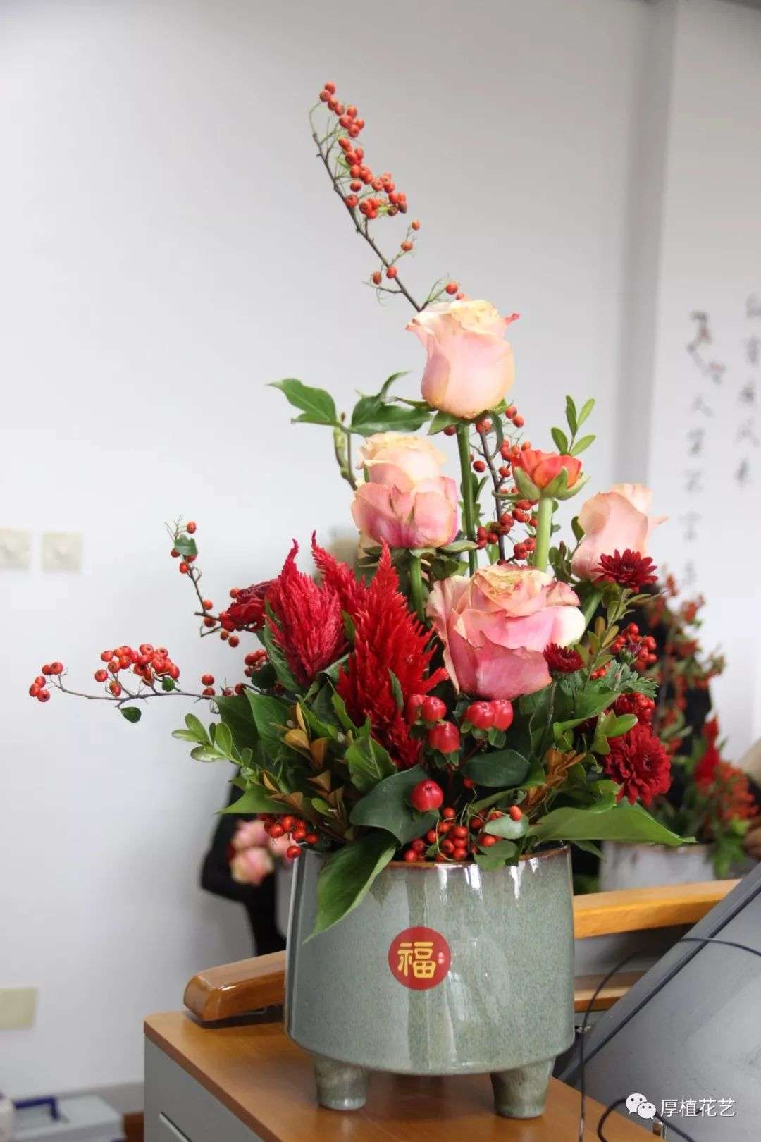 新年插花 暖冬的浪漫祝福 知乎