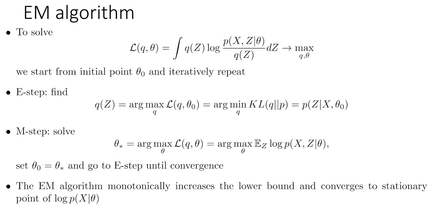 Bayesian Deep Learning Summer School 3 隐变量模型与em 知乎