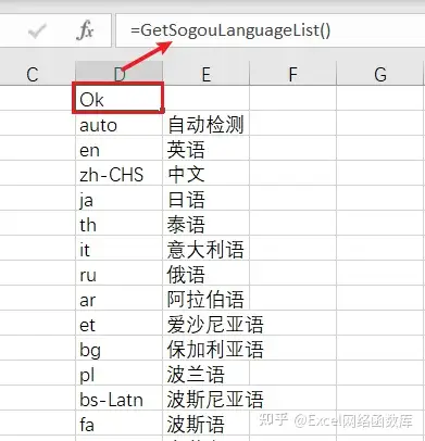 查询搜狗网页翻译语言代码
