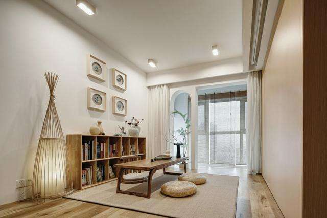 家装设计灵感 的想法: 「去客厅化」风,实木装出"禅房花木深"