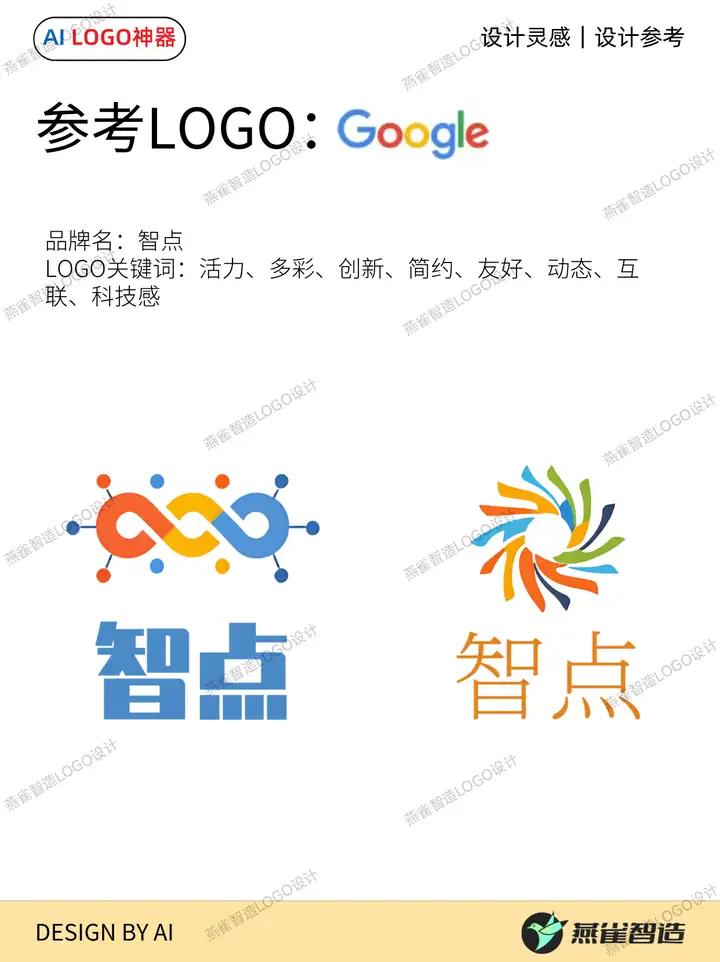 如何用AI创作同款风格的LOGO？最新AI设计工具！燕雀LOGO设计：只需要4步！ | 燕雀光年LOGO设计