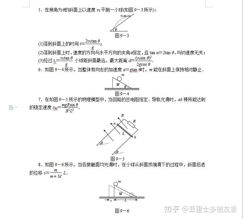 2019年高三物理总复习 高中物理常见的物理模型 知乎