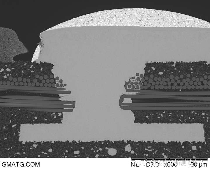 PCB线路板电路板切片氩离子研磨(CP)电镜SEM分析图