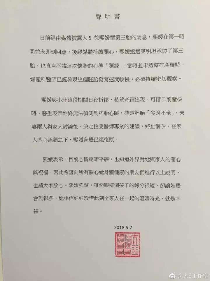 从明星大s的胎停谈流产 每一个人都有一颗八卦的心 知乎