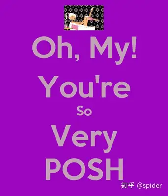 在英国不能不懂的posh