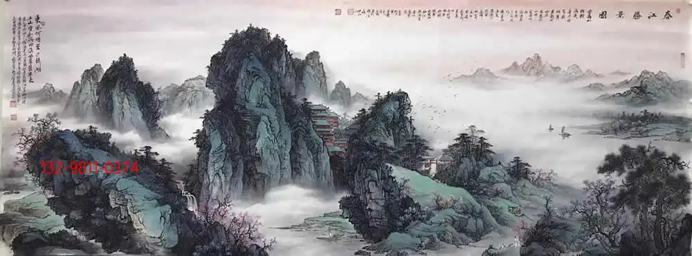 泼彩染青绿，山河多姿态，谈当代泼彩山水画新锐画家资春成- 知乎