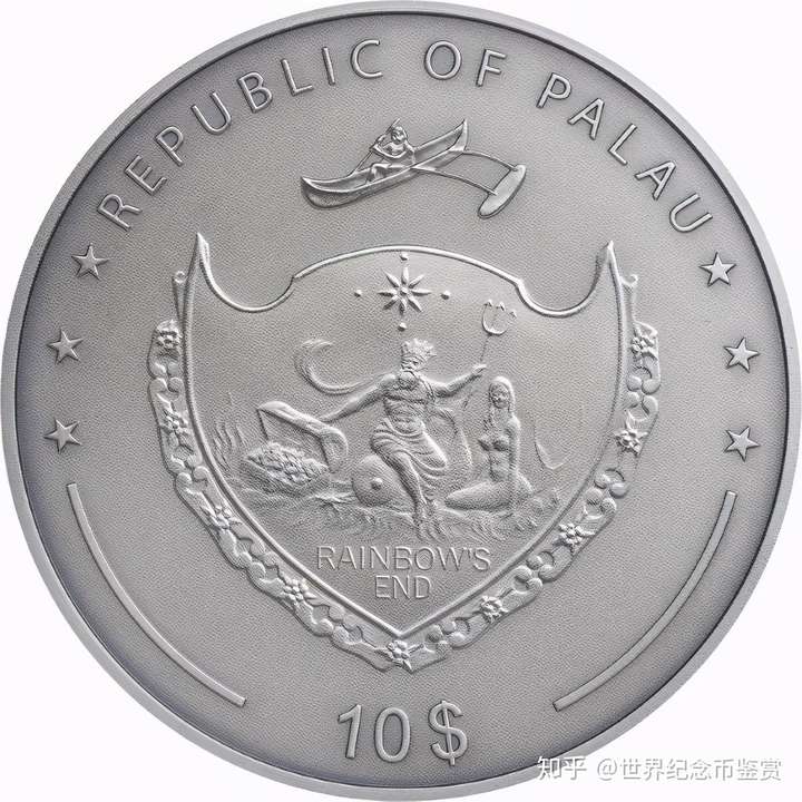 帕劳银币欣赏伊索寓言故事下金蛋的鹅