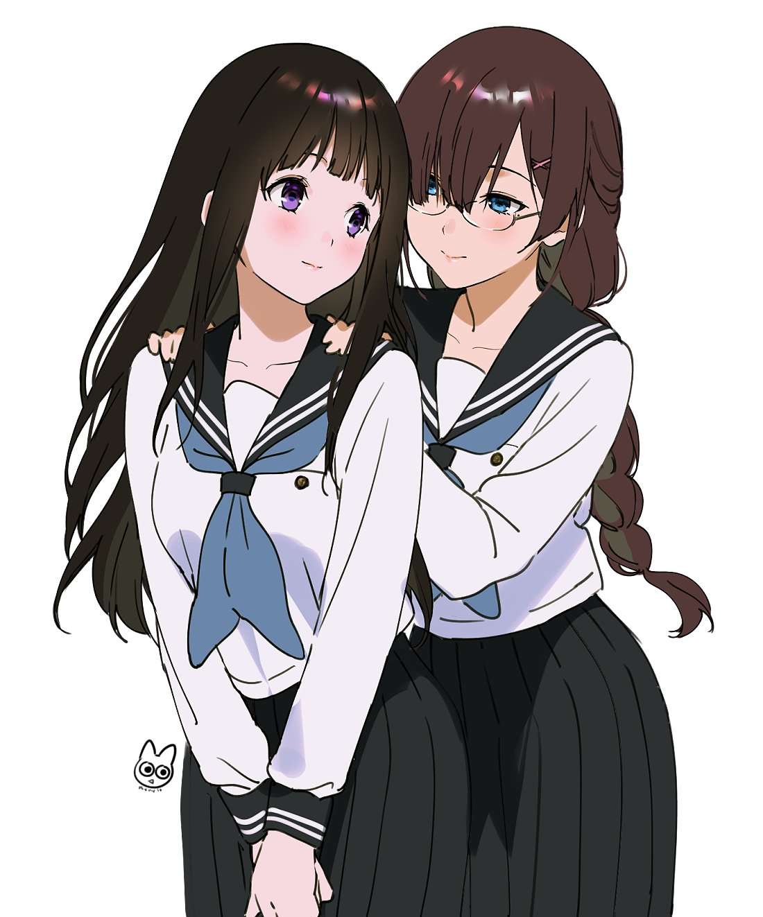 美浩始 的想法: 美少女之间的贴贴太美好了 #美浩始# - 知乎