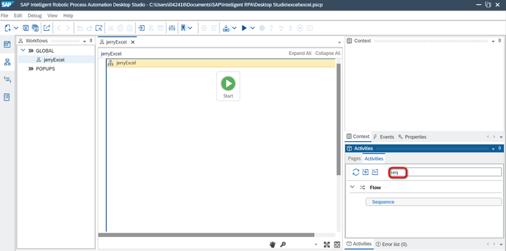 怎么使用SAP Intelligent Robotic Process Automation自动操作Excel