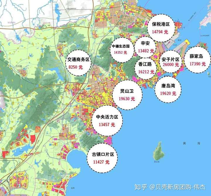 青岛黄岛地图全图放大图片