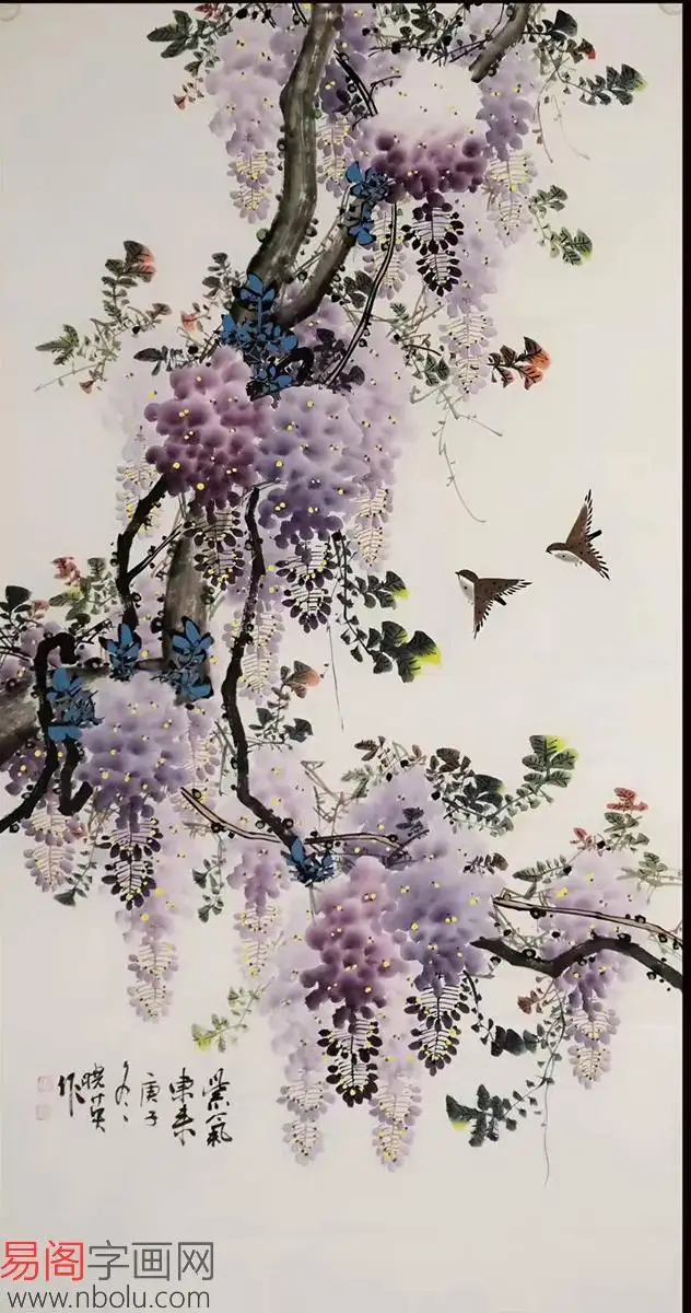 国画花鸟画在女神节，愿你芳华自在，愿你笑靥如花- 知乎