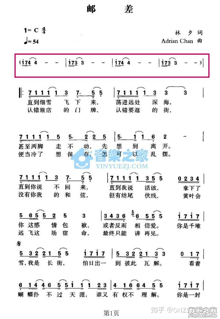 地平线简谱苏打绿图片