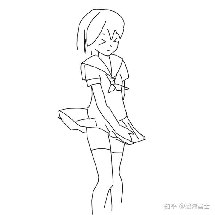 穿裙子被风掀起来不是问题,安全裤完破.