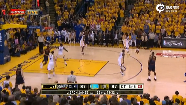如何评价14-15赛季,总决赛第二场,勇士VS骑士