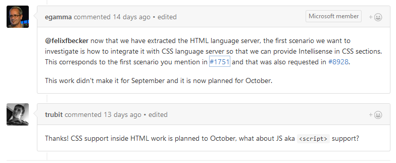 为什么VSCode里面HTML没有CSS和JS提示了