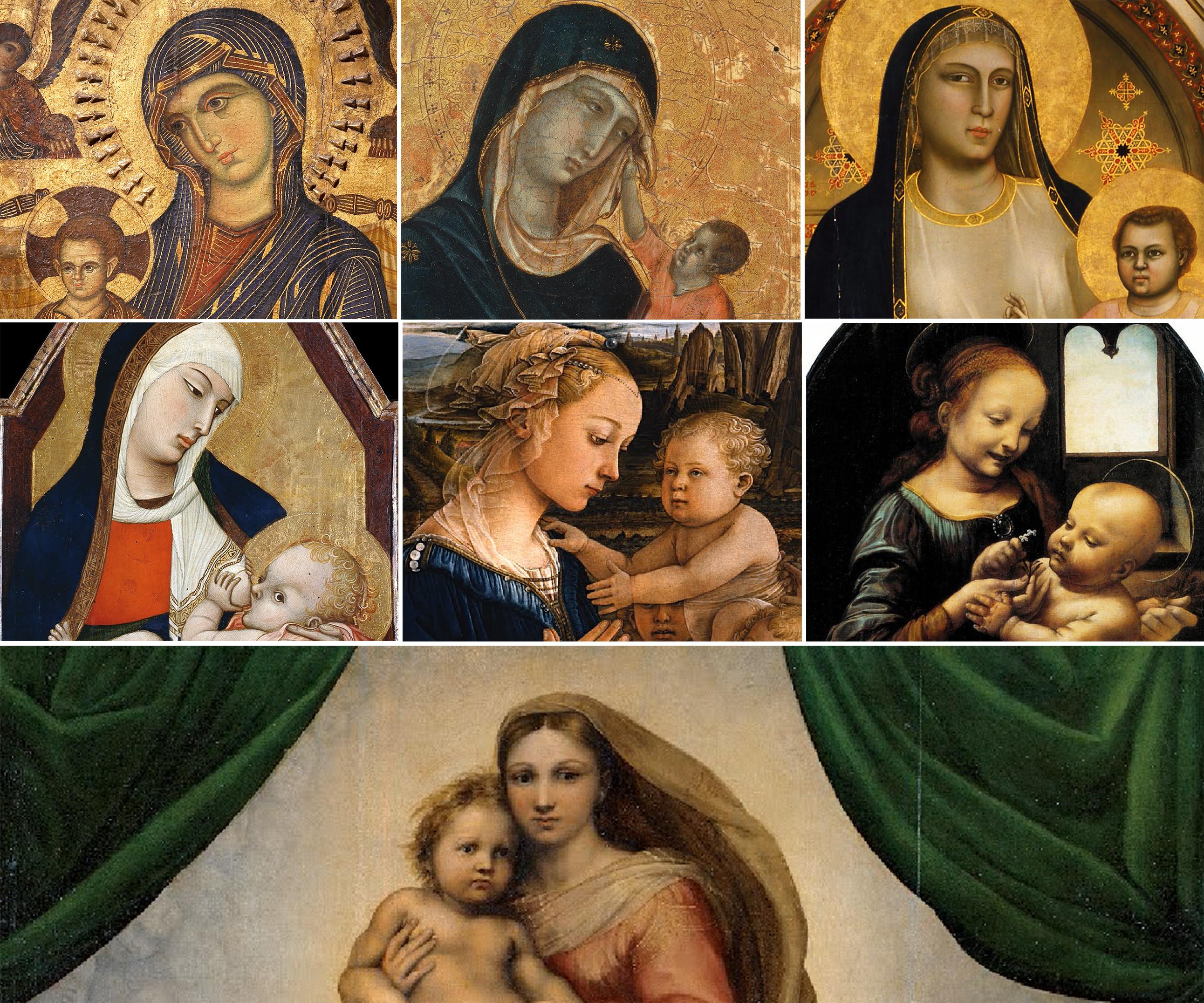 西方油画欣赏（1）大师笔下的圣母子美爆了（上）