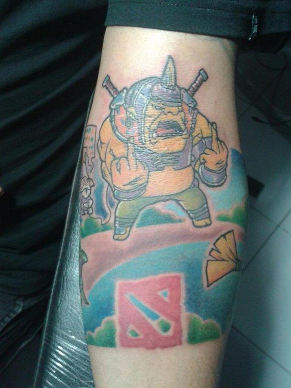 冷话题聊聊dota2的纹身hoho