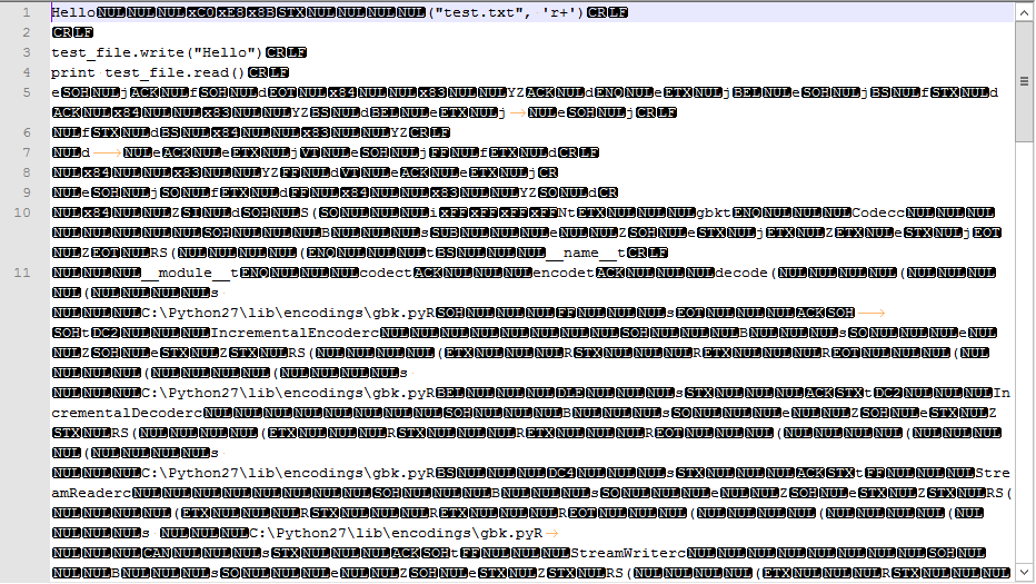 Python中使用write函数后立刻使用read,为什么