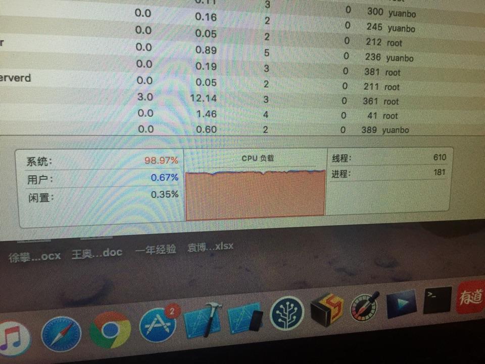 mac 电脑cpu过高导致电脑卡顿无法操作怎么办