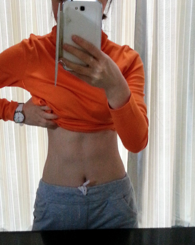 女生有腹肌是怎样一种体验