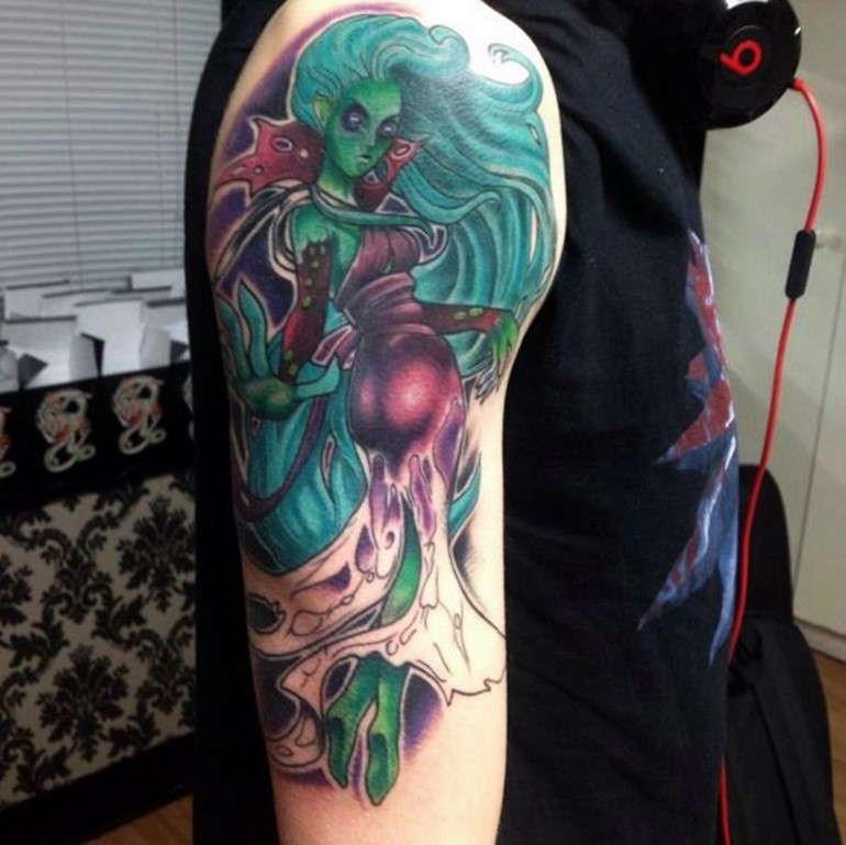 冷话题聊聊dota2的纹身hoho