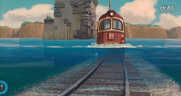 《千与千寻》,梦中般的水中电车