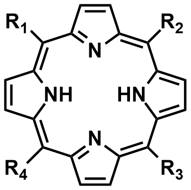 卟啉环,像叶绿素,血红素中都含有类似的结果,陪着卟啉玩了三年,不