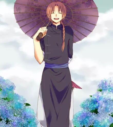 银魂中神乐为什么着中国衣服和发髻