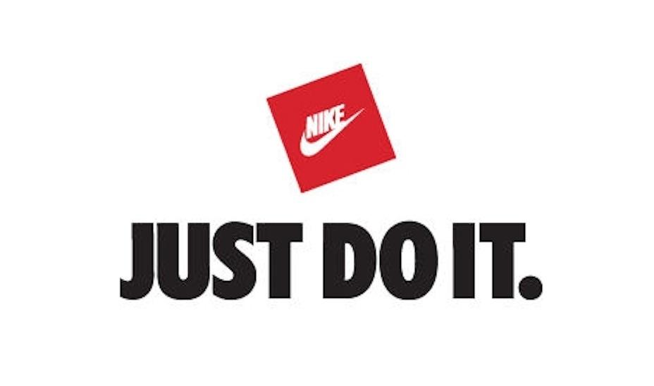 nike广告justdoit所用的字体是哪种
