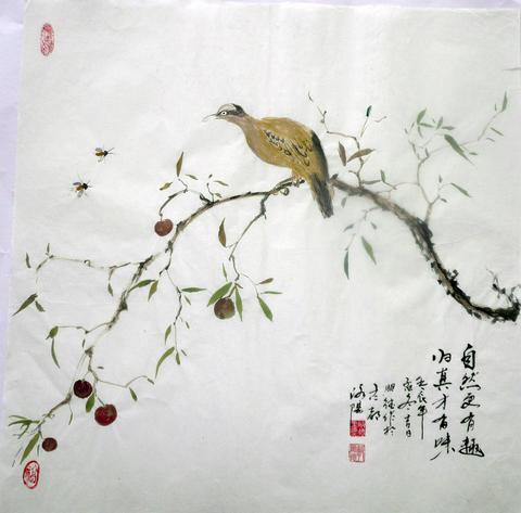 他的画一方面是当地画牡丹的画家多的影响,另一方面全靠自学… 阅读