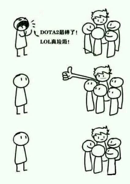 如何看待Wings Ti6夺冠后一些粉丝们去LOL直