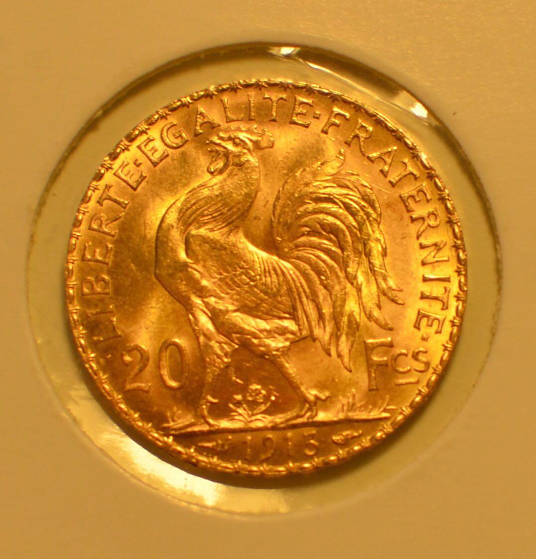 收藏法国外国金币是什么感觉