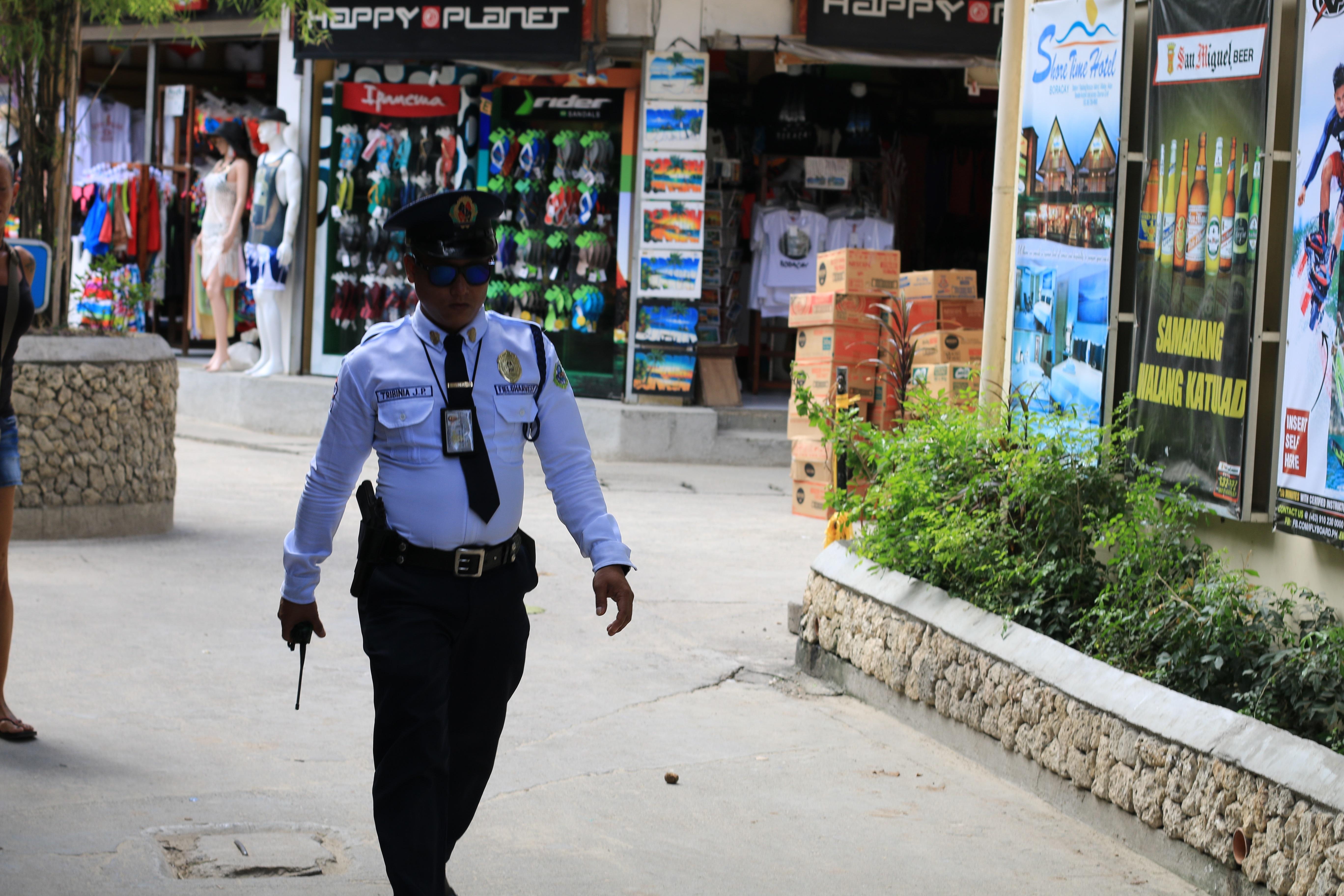 长滩岛街景人物