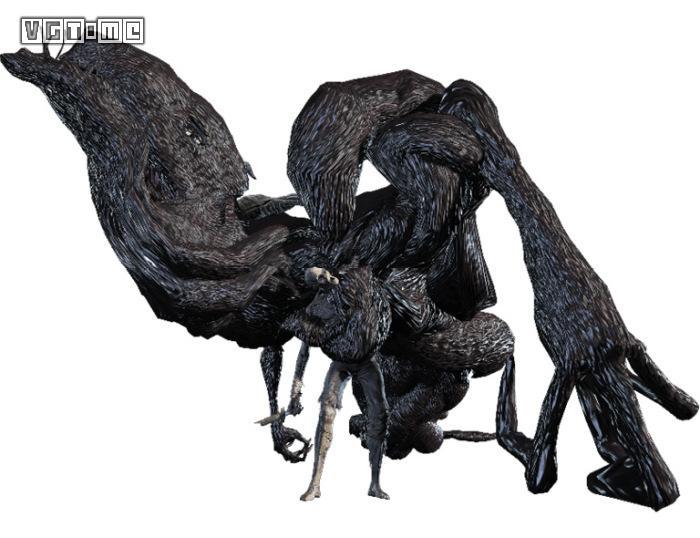 被怀疑是《黑暗之魂》中的狩猎森林,城墙脚下有着大量超级蘑菇人的