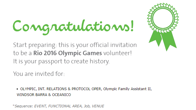 参加里约奥运会志愿者群面是怎样的体验? - 奥