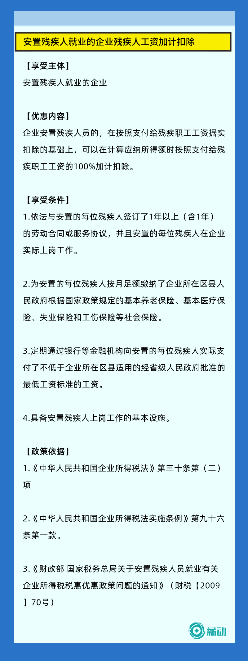 提醒：安置残疾人就业的公司，别忘申报享受企业所得税优惠 知乎 4894